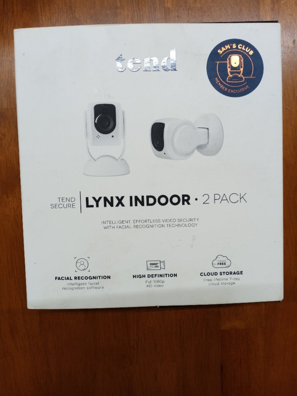 TEND Secure Lynx Indoor 2 Security Camera 2 pack